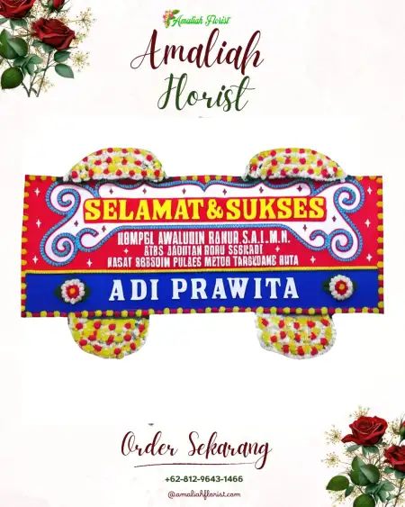 Papan Bunga Ucapan Selamat Pekapuran Raya